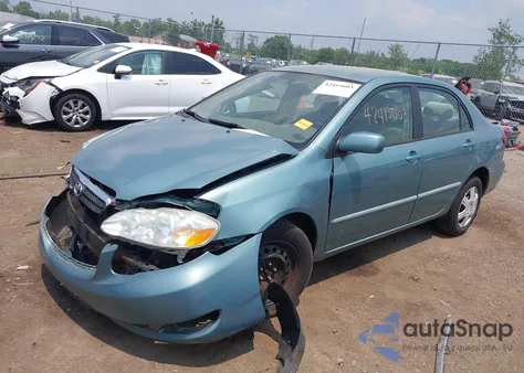 2007 Toyota Corolla Ce/Le/S from USA, damaged, VIN 2T1BR30E17C751152